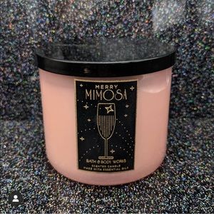 Merry Mimosa Bath & Body Works 3 wick Candle *NEW*